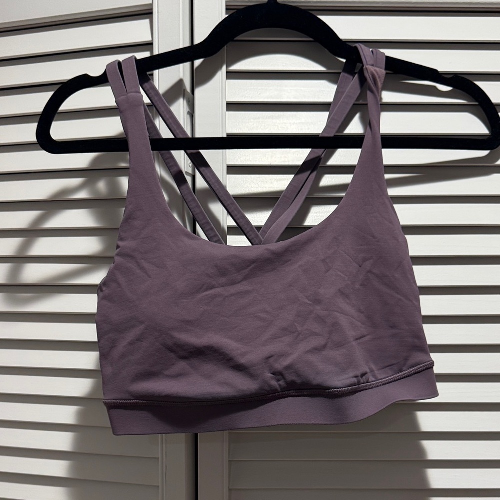 lululemon athletica Mauve Energy Bra - size 10